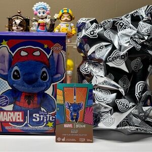 Marvel | Disney Stitch Cosbi Plush Keychain - Stitch as Rocket